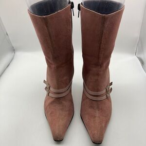 Vintage Pierre Cardin Paris Women’s Pink Boots Size 9B